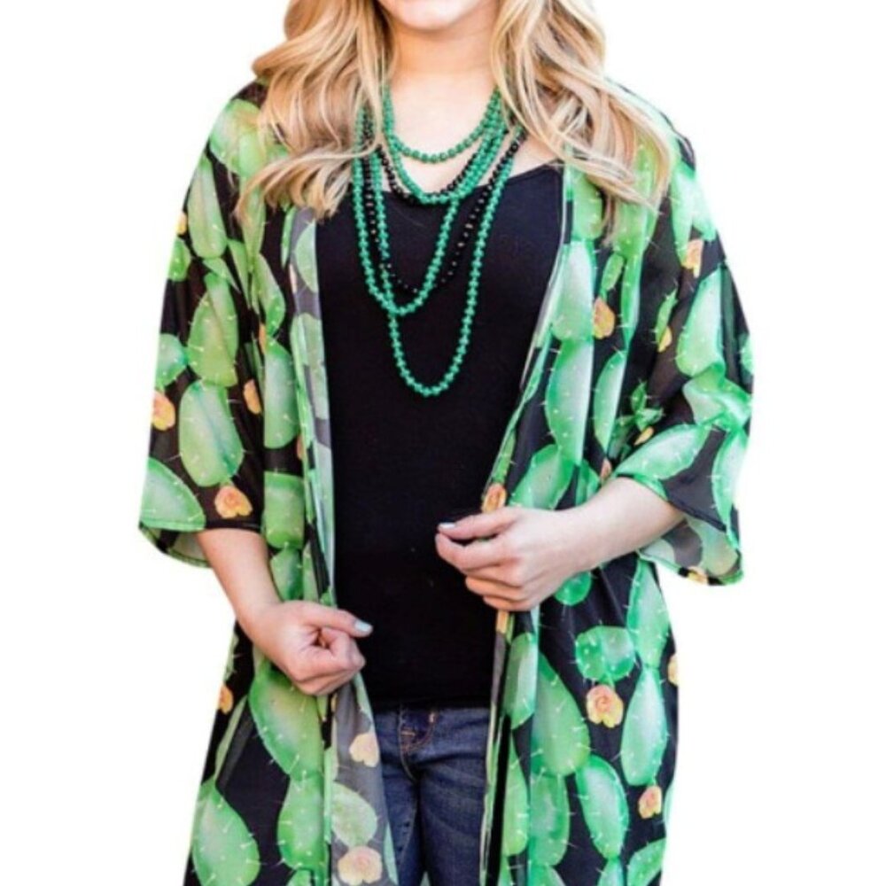 Cactus Makes Perfect Kimono